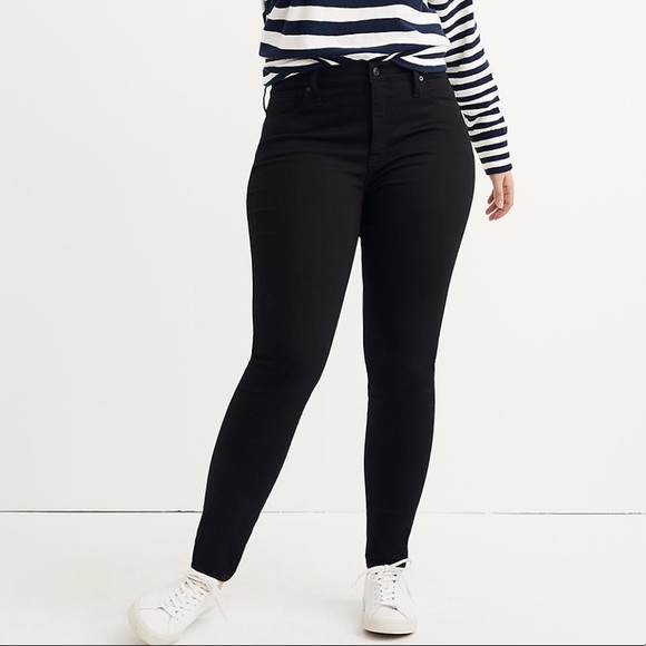 Madewell Denim - Madewell 9″ High Rise Black Jeans 32